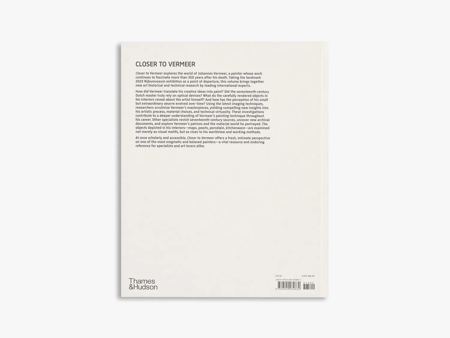 Thames & Hudson Closer to Vermeer kunstbog