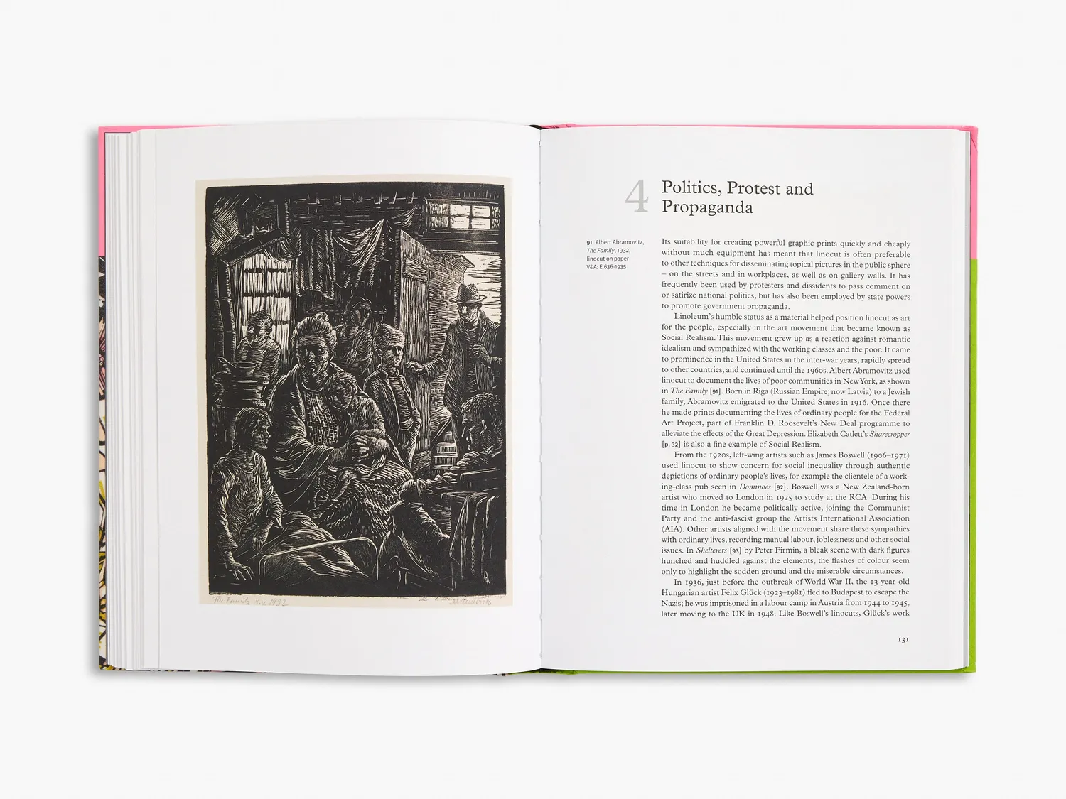 Thames & Hudson Linocuts V&A bog illustreret kunsthistorie