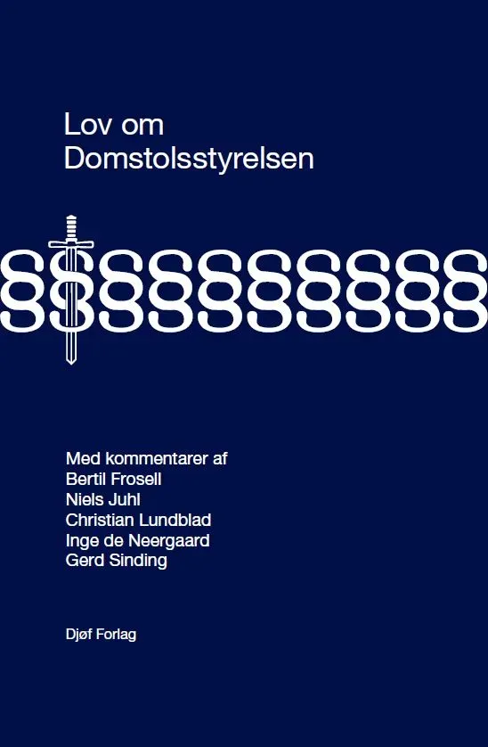 Nyt Juridisk Forlag Lov om Domstolsstyrelsen papirbog kommentar