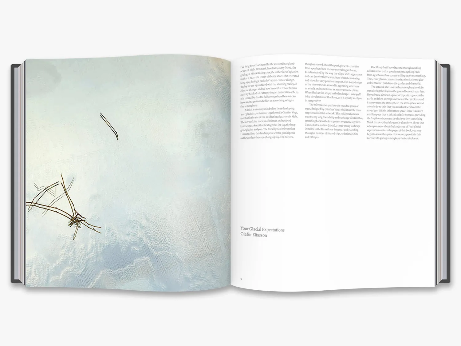 Thames & Hudson Your Glacial Expectations kunstbog Eliasson