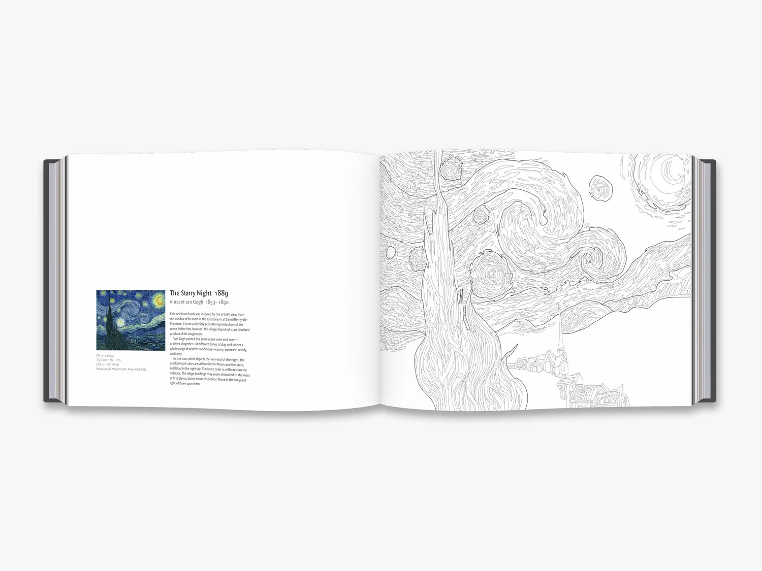 Thames & Hudson Art Studio malebog med 46 mesterværker