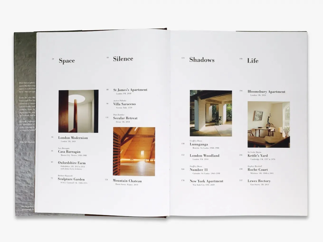 Thames & Hudson Quiet Spaces William Smalley arkitekturbog