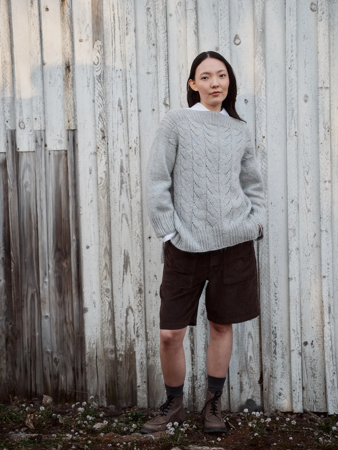 Tukubook Nordic Knits Siipi sweater strikkekit uld mohair