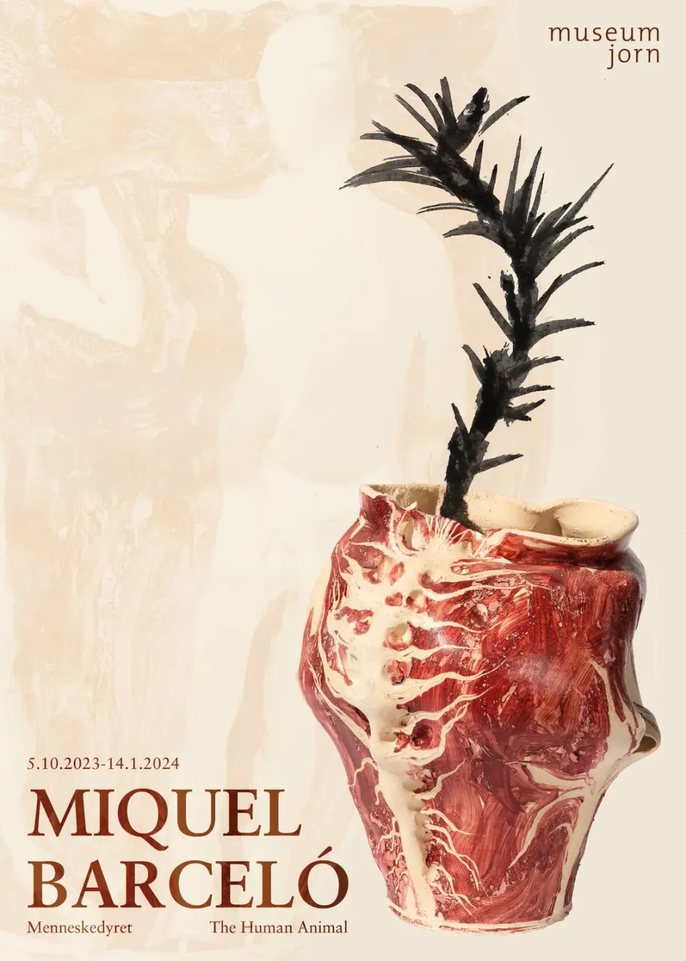 Museum Jorn Miquel Barceló Sin título plakat 50x70 keramik