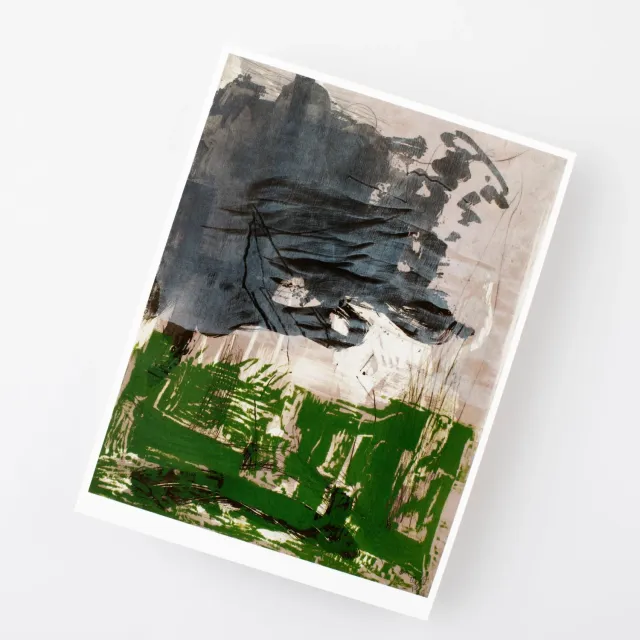 Museum Jorn Per Kirkeby postkort no. 7 farveradering