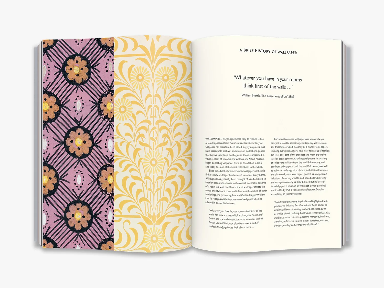 Thames & Hudson The Art of Wallpaper V&A bog illustreret