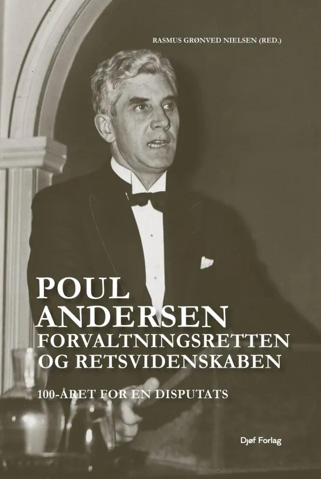 Nyt Juridisk Forlag Poul Andersen, forvaltningsretten og retsvidenskaben fagbog papirbog