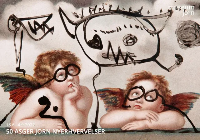 Museum Jorn 50 Asger Jorn nyerhvervelser plakat 100x70 cm