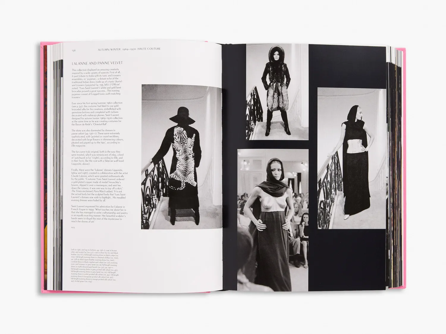 Thames & Hudson Catwalk Yves Saint Laurent modebog indbundet