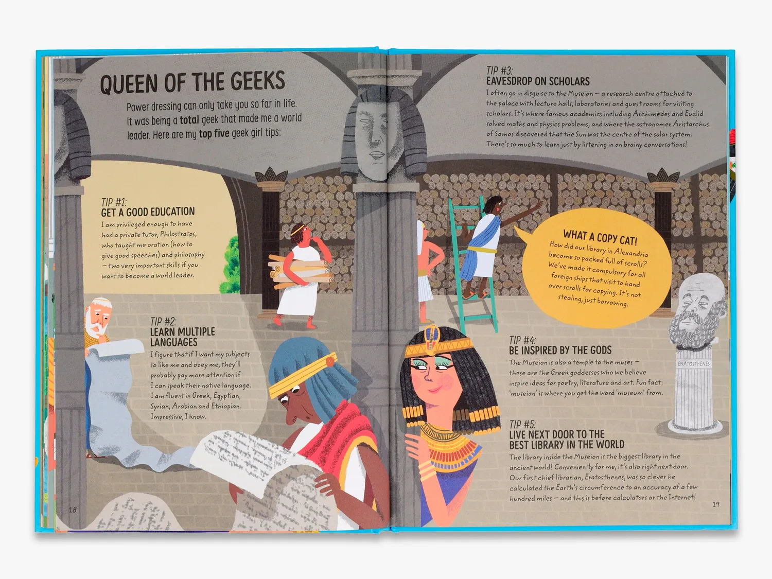Thames & Hudson Cleopatra Tells All! børnebog – History Speaks