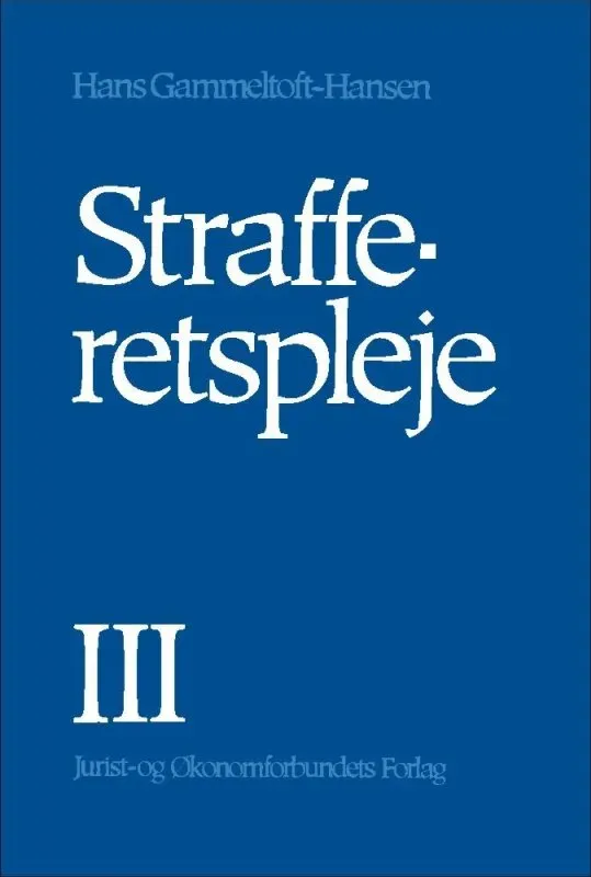 Nyt Juridisk Forlag Strafferetspleje III e-bog straffeproces
