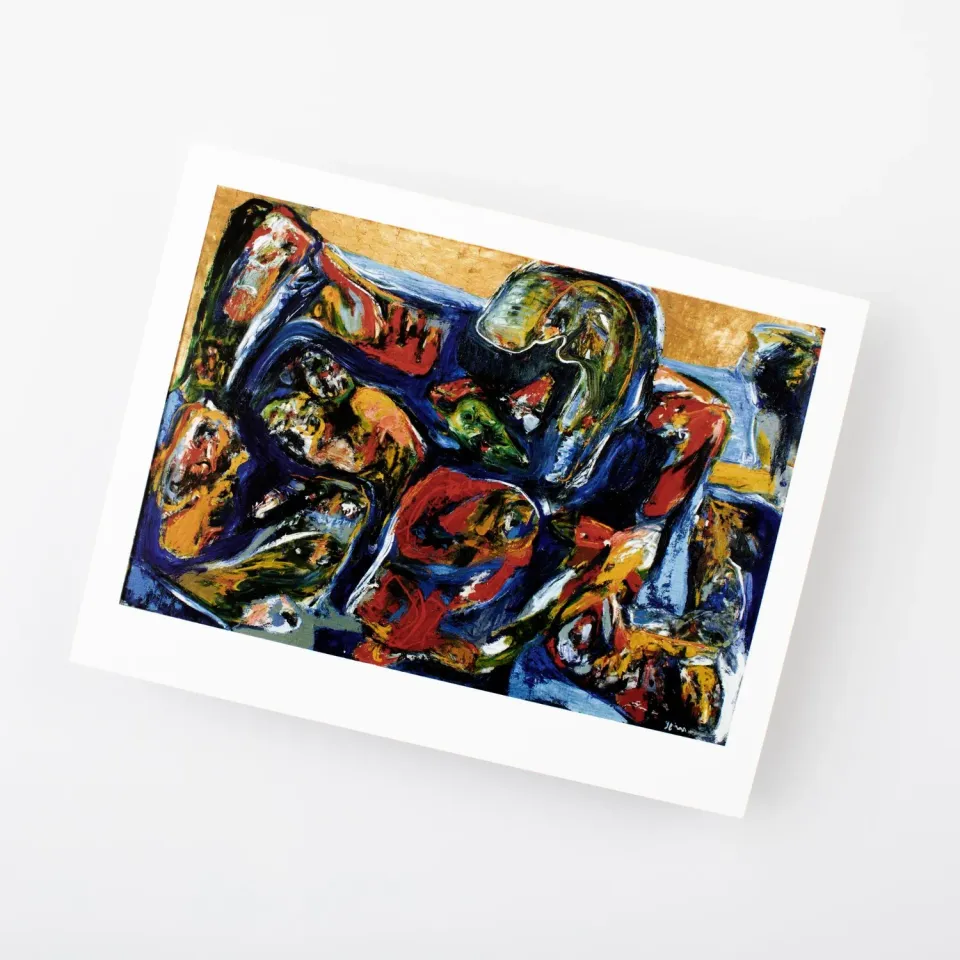 Museum Jorn Asger Jorn L'ecume d'une nouvelle vague postkort