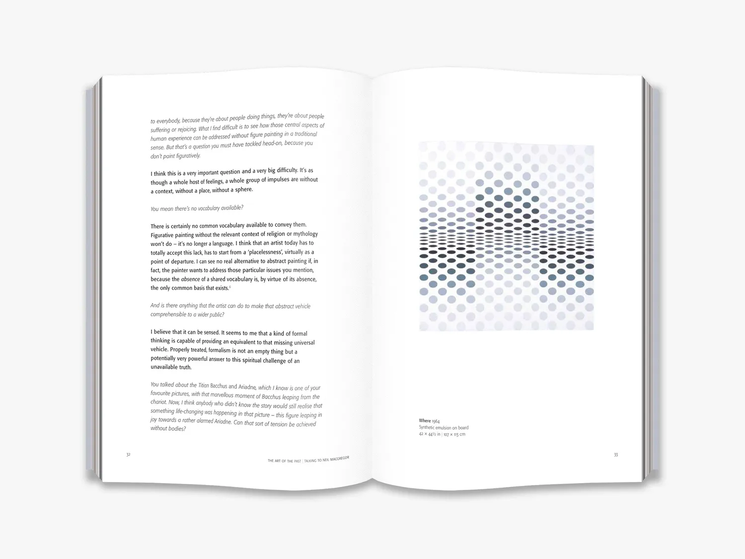 Thames & Hudson Bridget Riley Dialogues bog samtaler