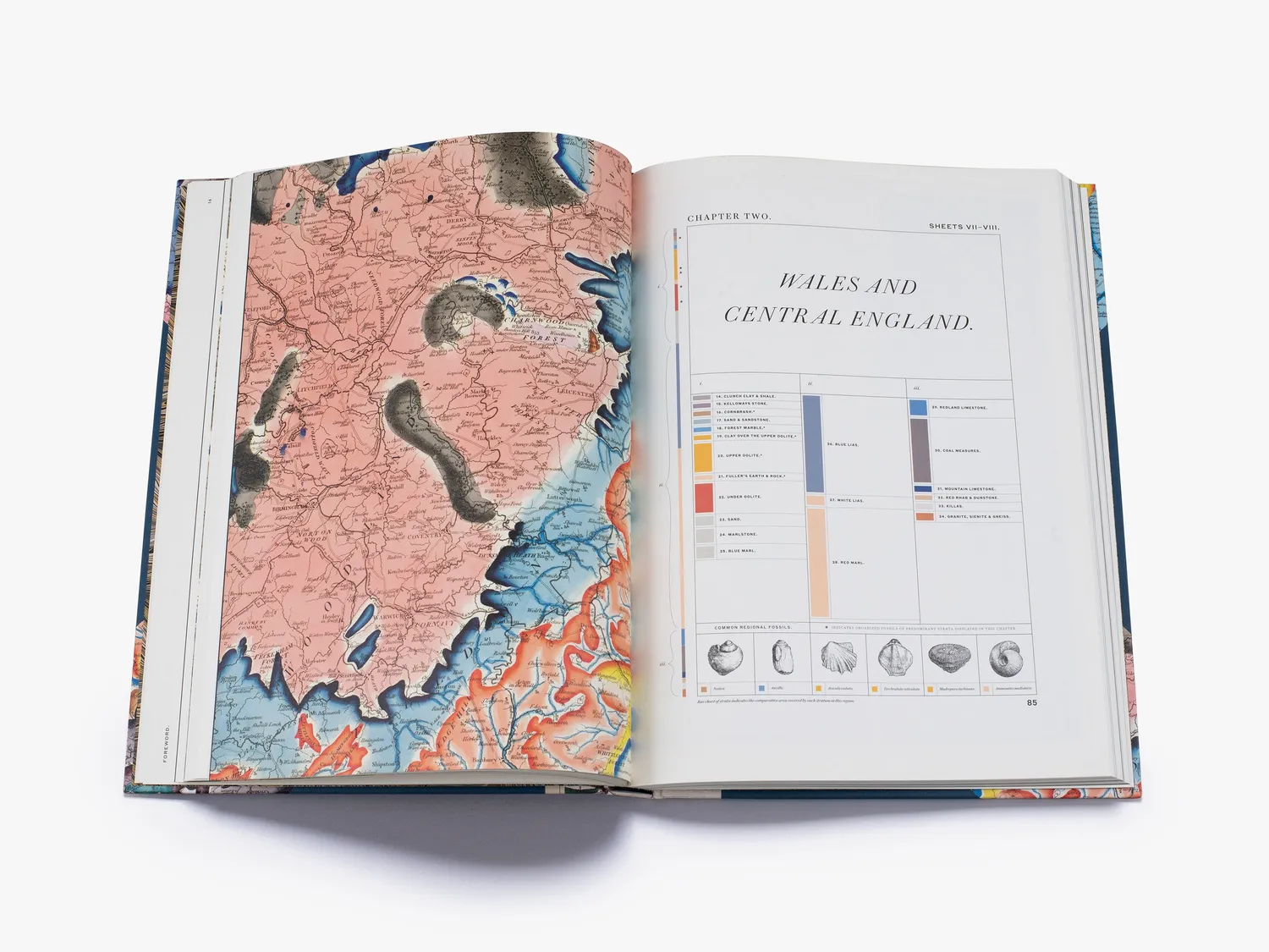 Thames & Hudson STRATA fagbog geologikort 1815
