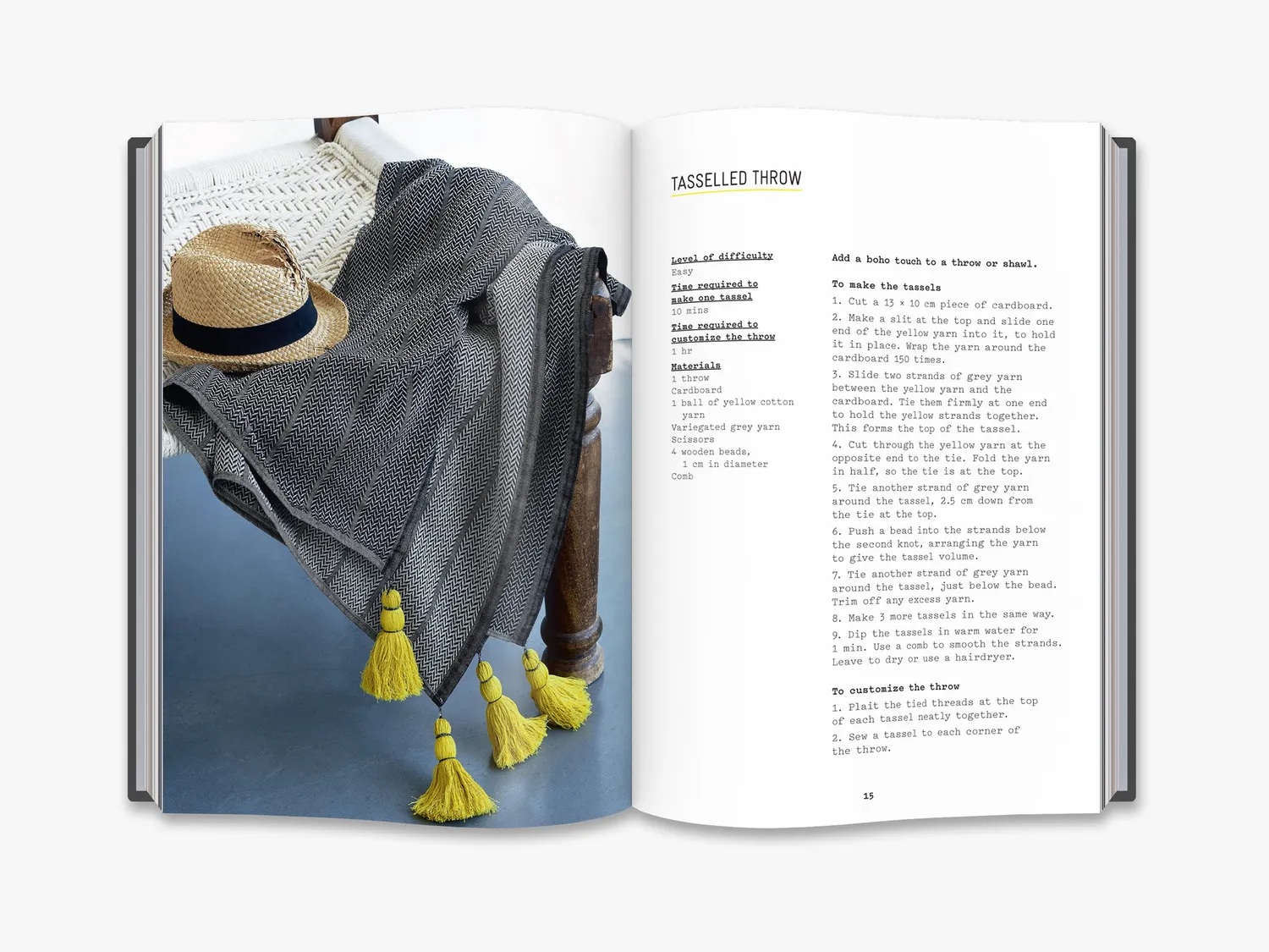 Thames & Hudson Decorating with Pompoms & Tassels hobbybog 20 projekter