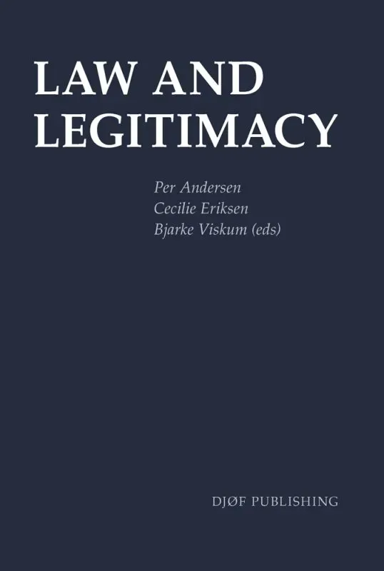 Law and Legitimacy ebog retssociologi engelsk