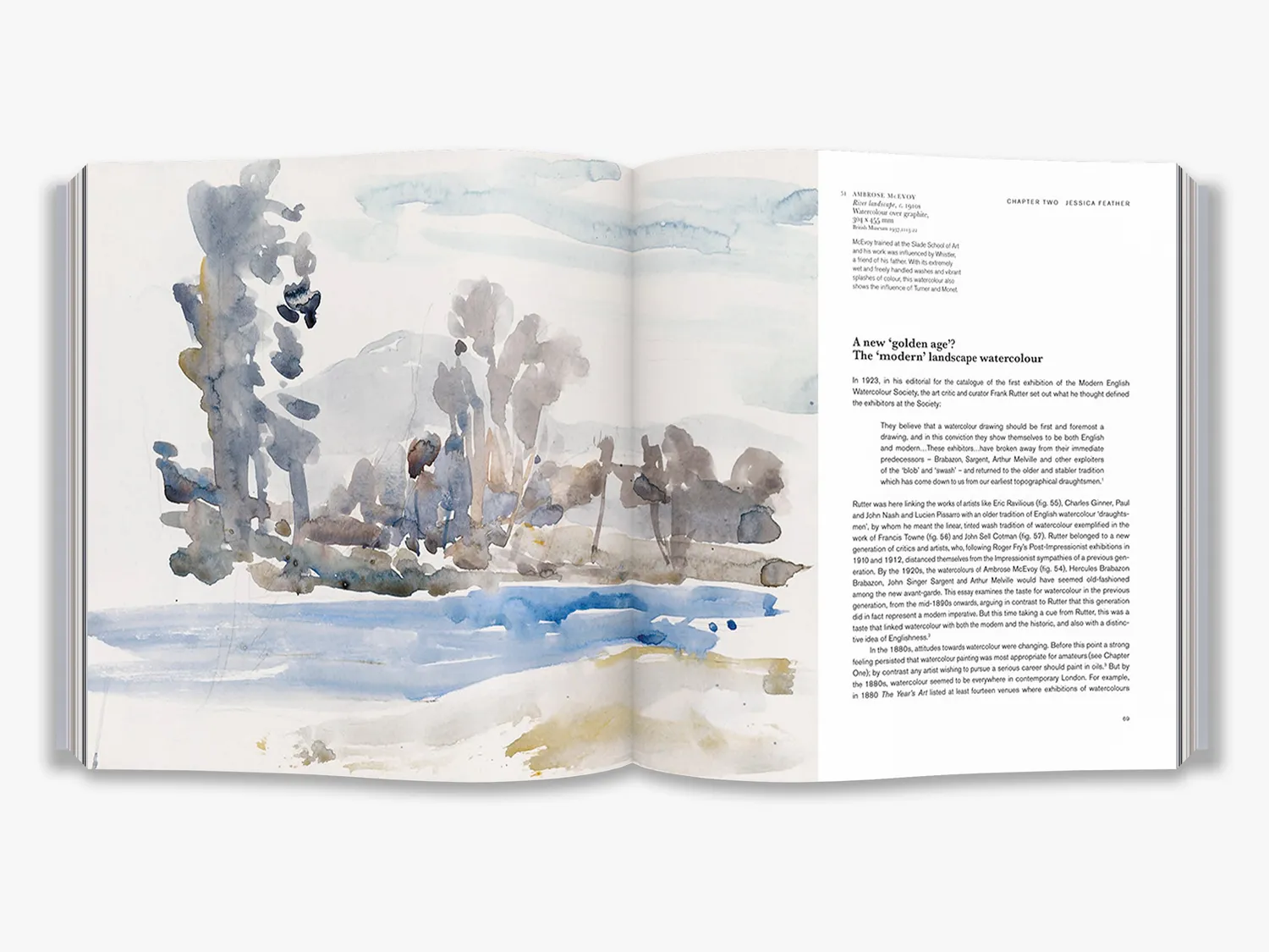 Thames & Hudson Places of the Mind akvarelbog