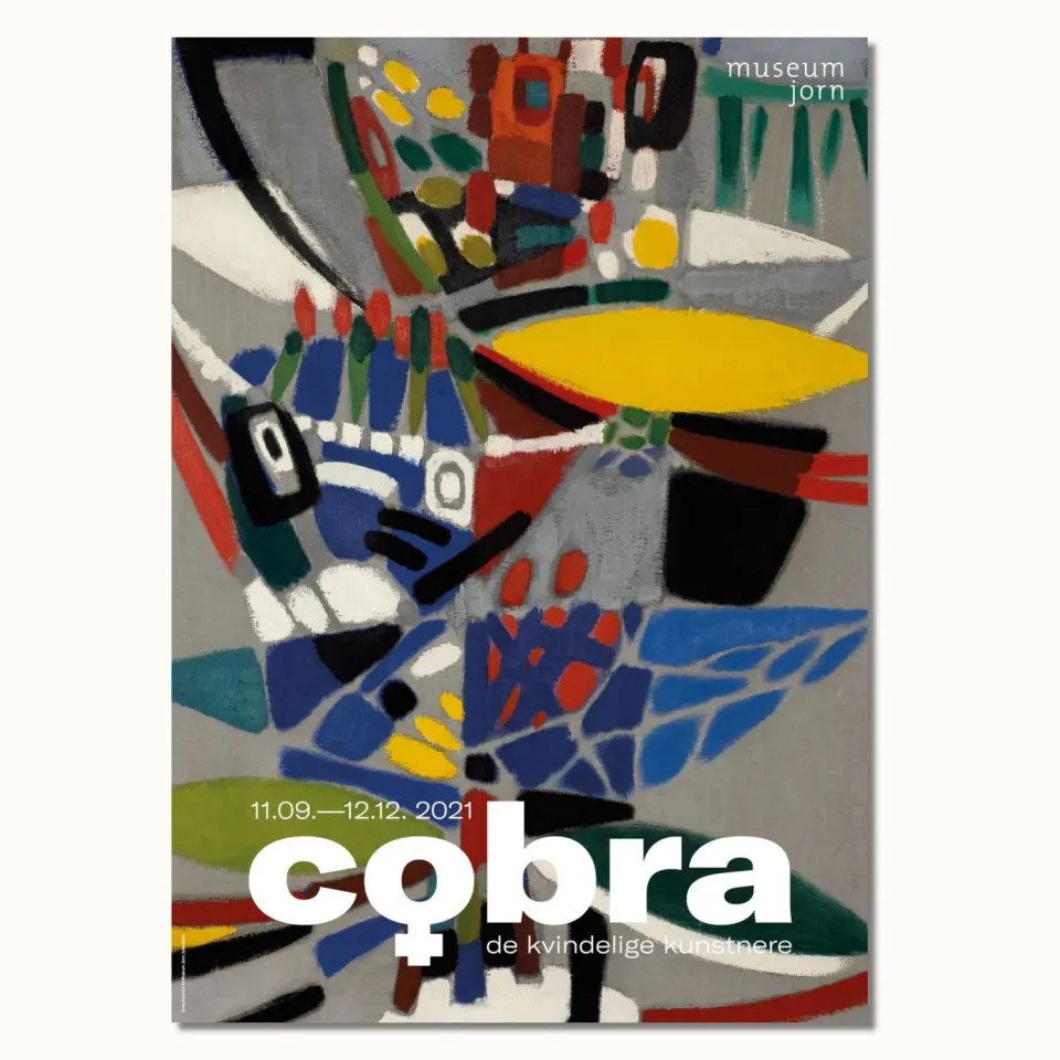 Museum Jorn CoBrA plakat De kvindelige kunstnere 70x100 cm