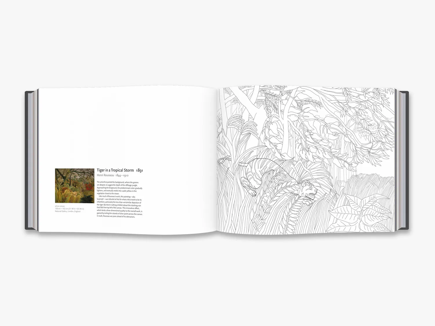 Thames & Hudson Art Studio malebog med 46 mesterværker