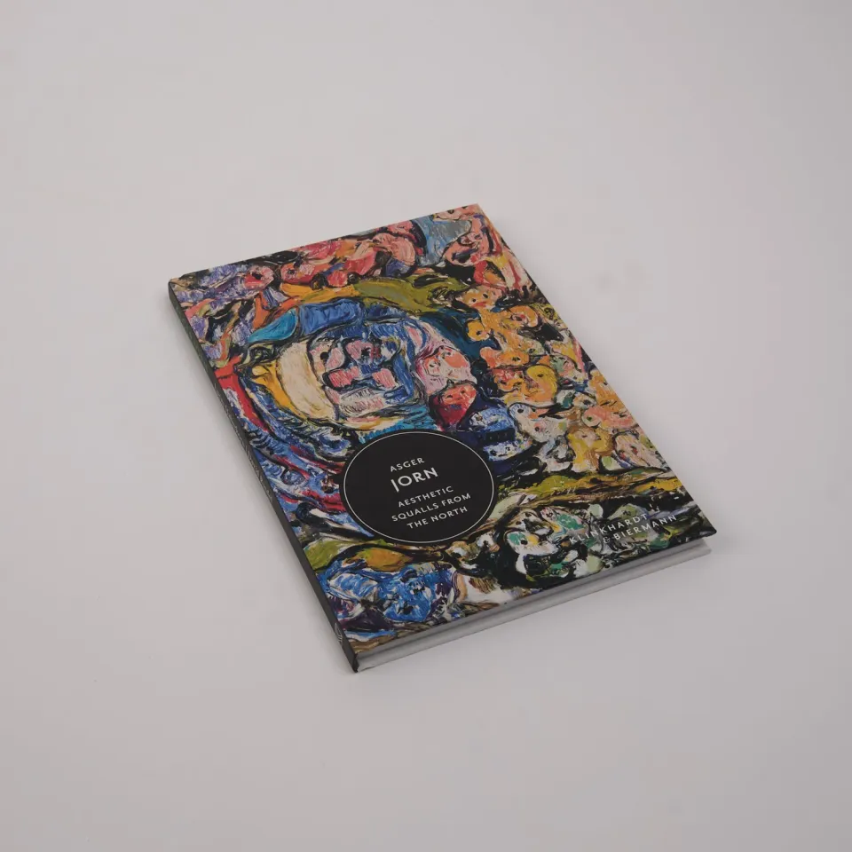 Museum Jorn Asger Jorn Aesthetic Squalls from the North bog indbundet 80 sider