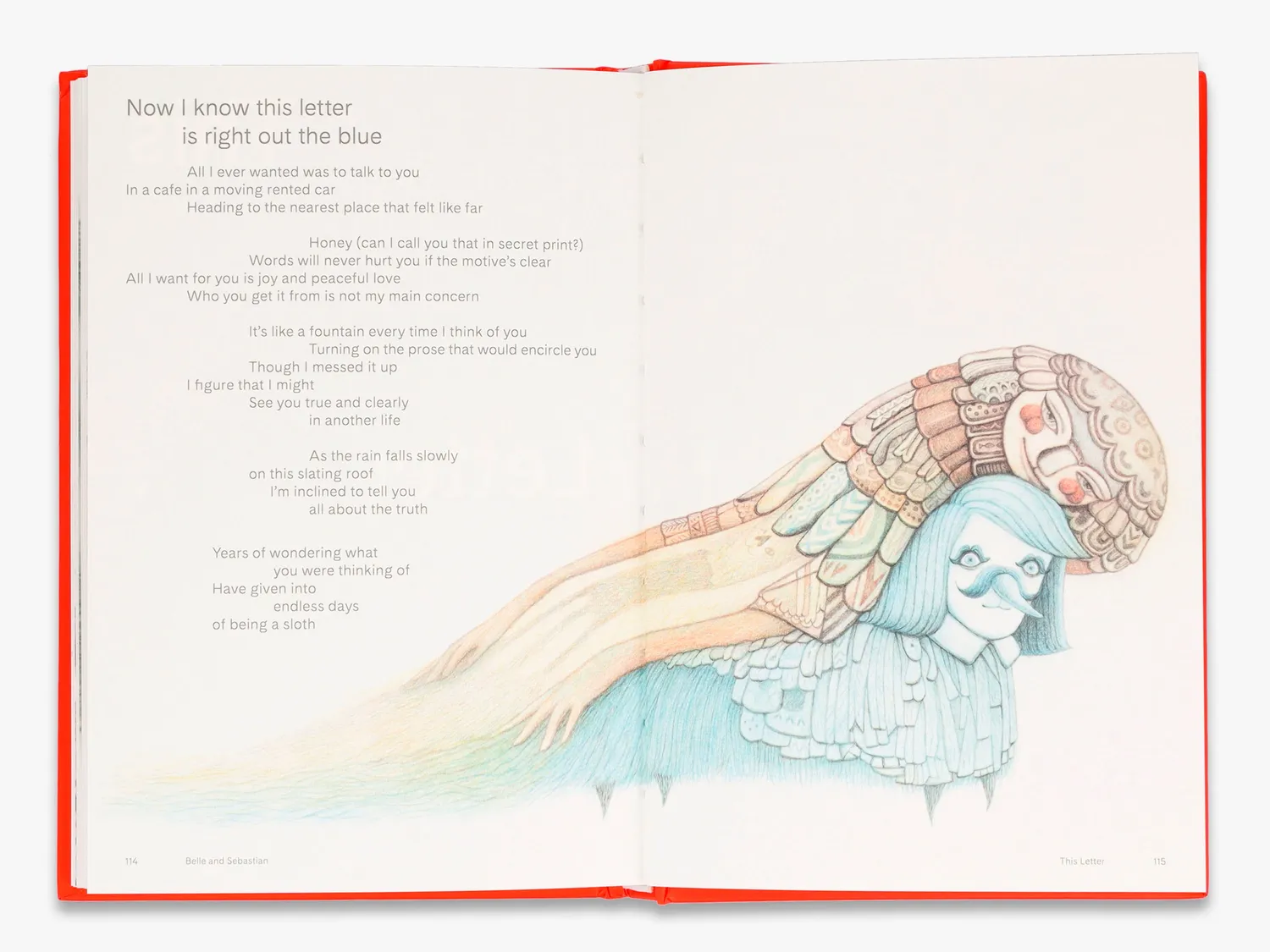 Thames & Hudson Belle and Sebastian bog illustrerede sangtekster