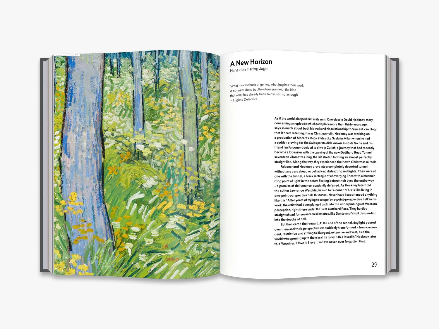 Thames & Hudson Hockney – Van Gogh: The Joy of Nature kunstbog