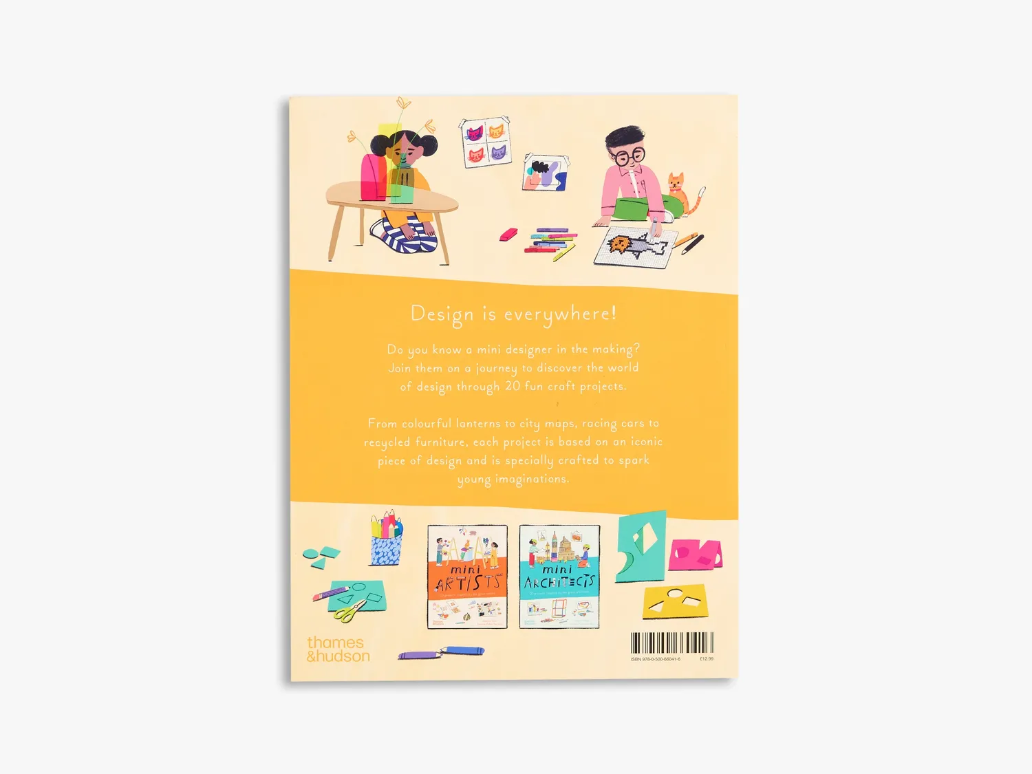 Thames & Hudson Mini Designers Mini Artists aktivitetsbog