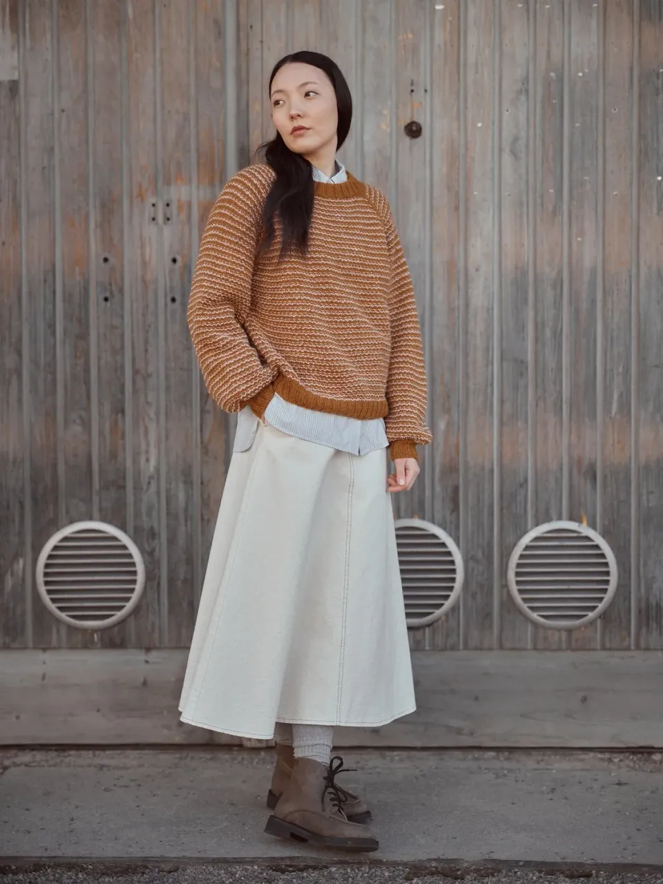 Laine Menamu Sweater strikkekit DK-garn uden opskrift