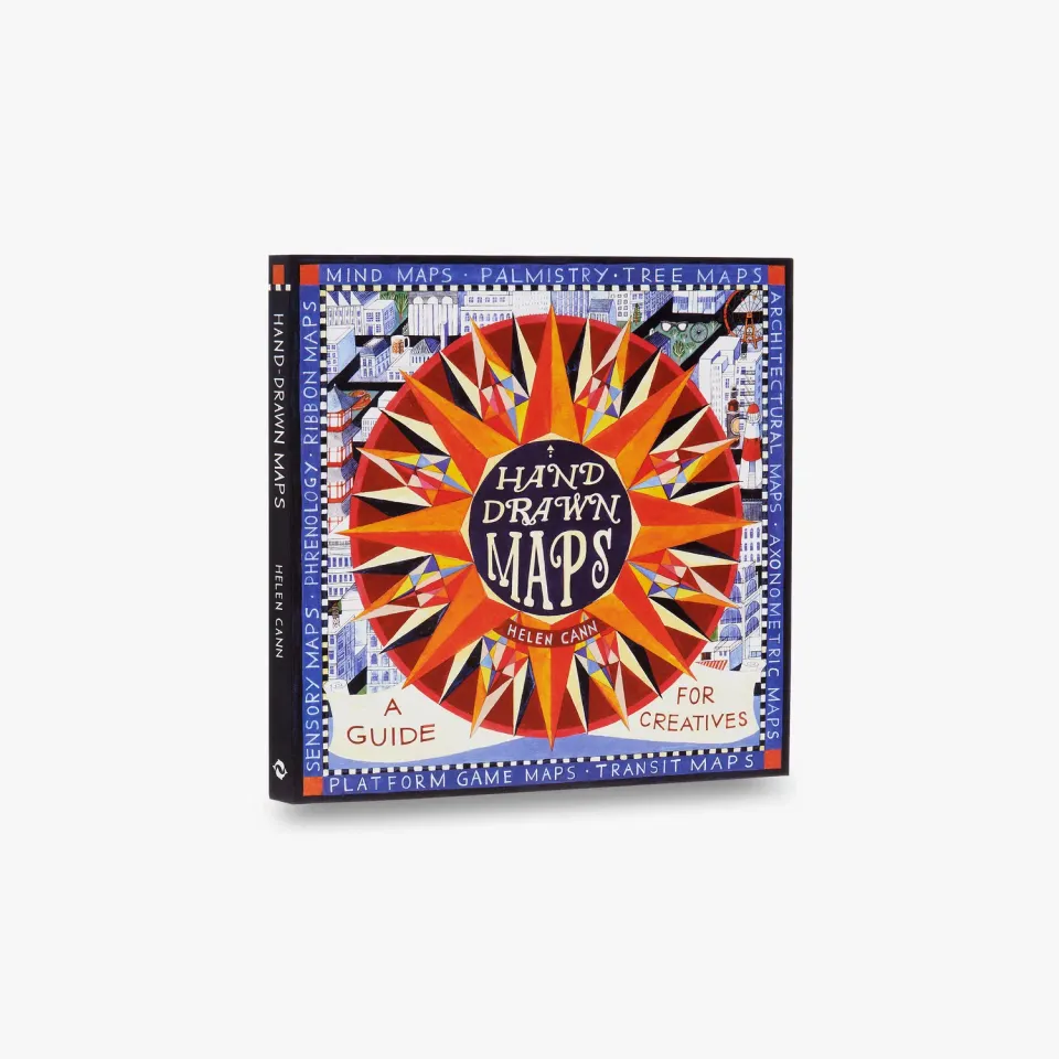 Thames & Hudson Hand-Drawn Maps bog med skabeloner