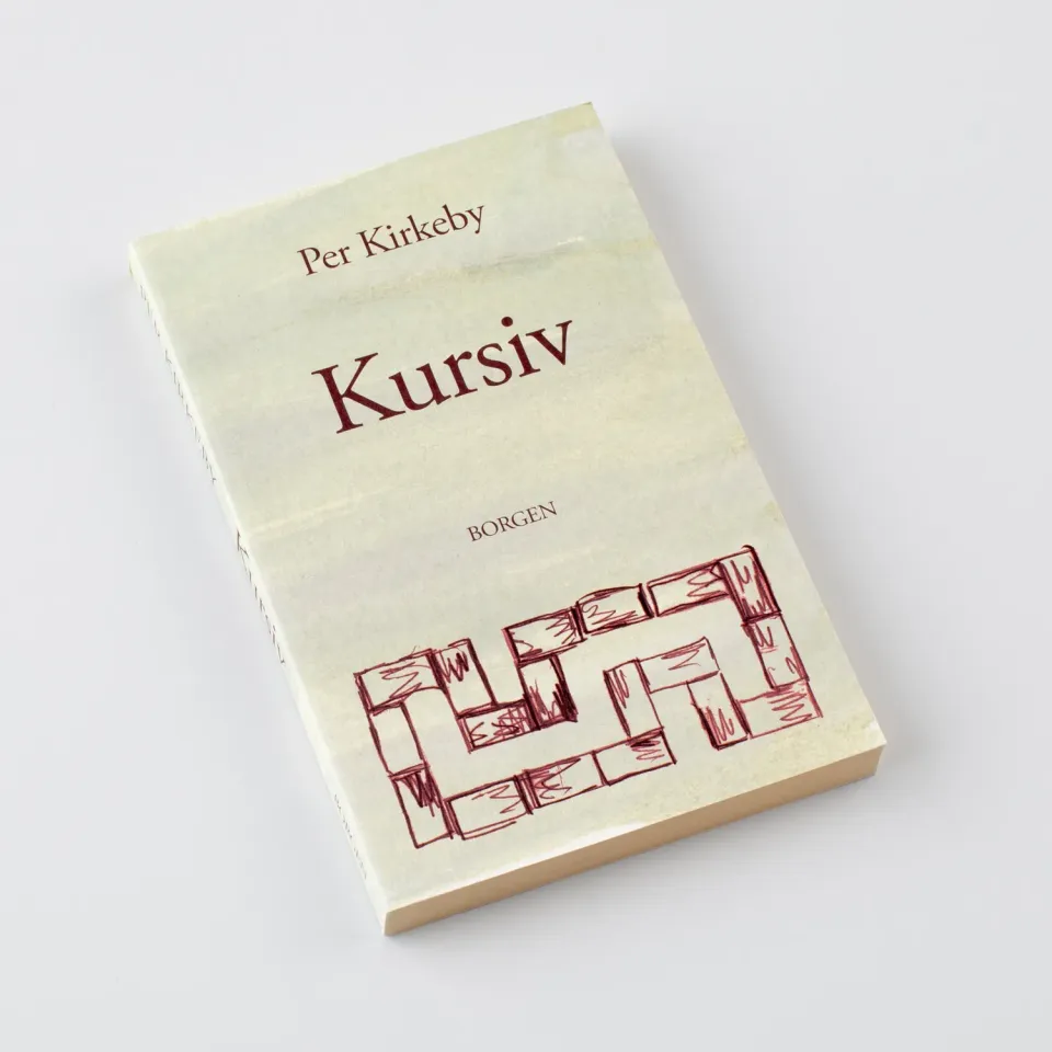 Per Kirkeby Kursiv bog 260 sider Borgen
