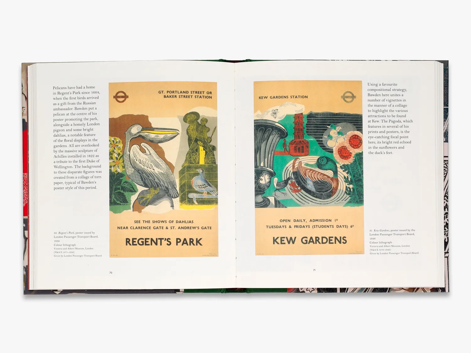 Thames & Hudson Edward Bawden's England bog 85 V&A værker