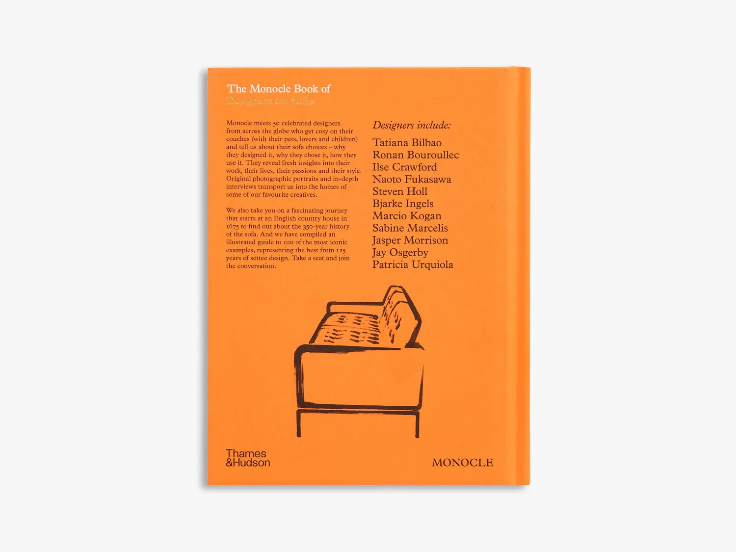 Thames & Hudson Monocle Designers on Sofas designbog