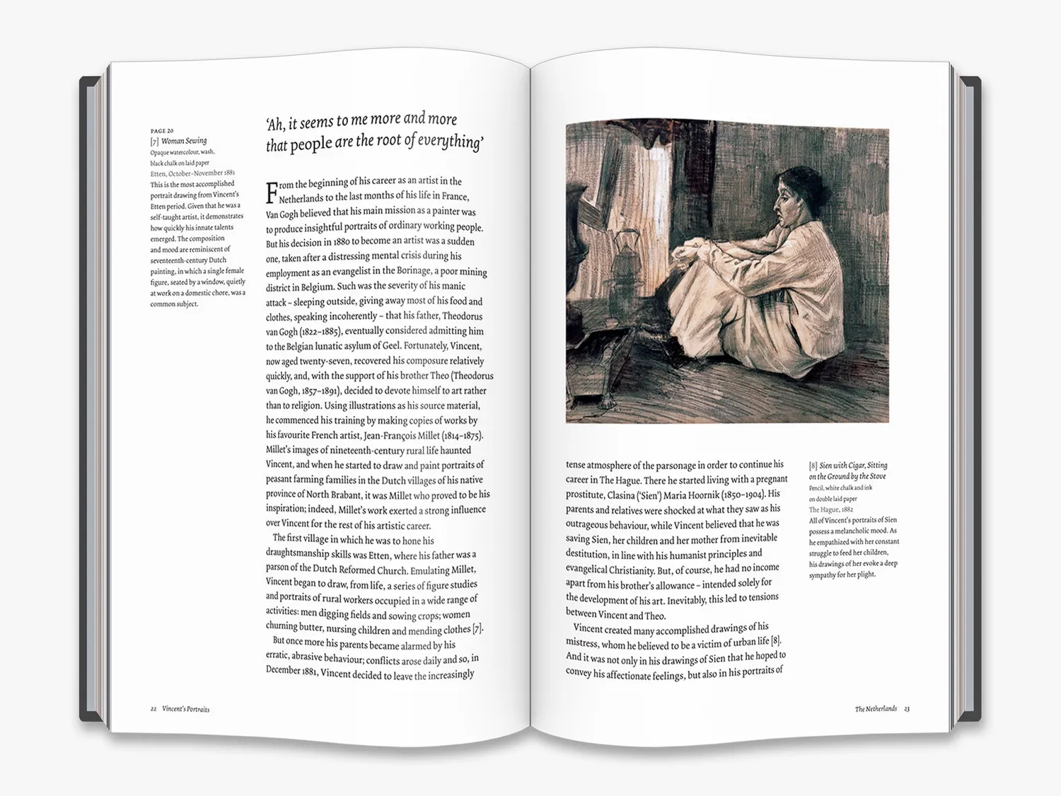 Thames & Hudson Vincent's Portraits bog – Van Gogh