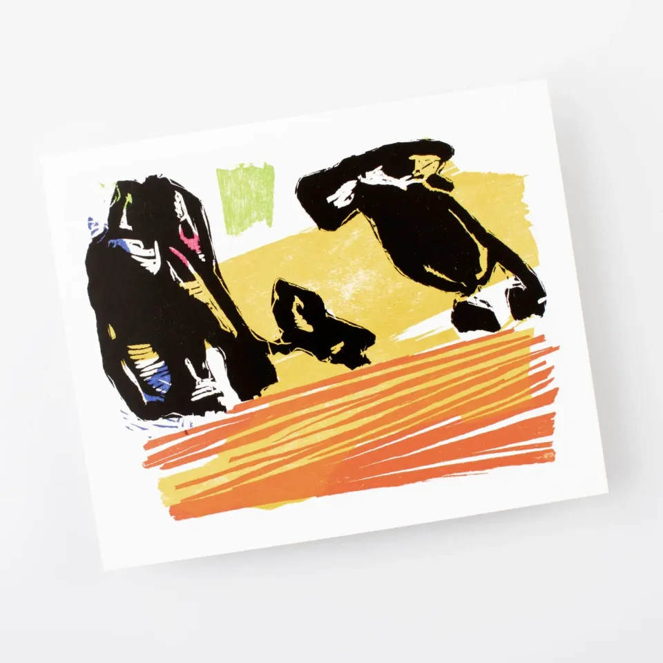 Museum Jorn Asger Jorn Ursprung der Familie postkort