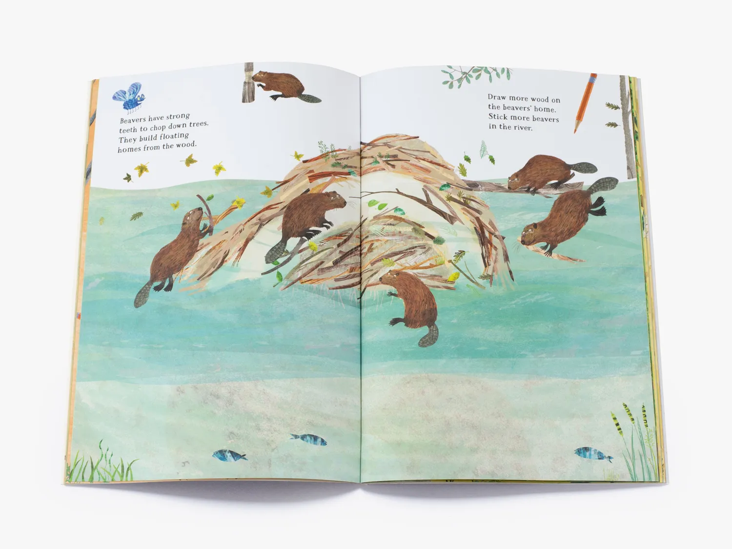 Thames & Hudson The Big Sticker Book of Beasts klistermærkebog