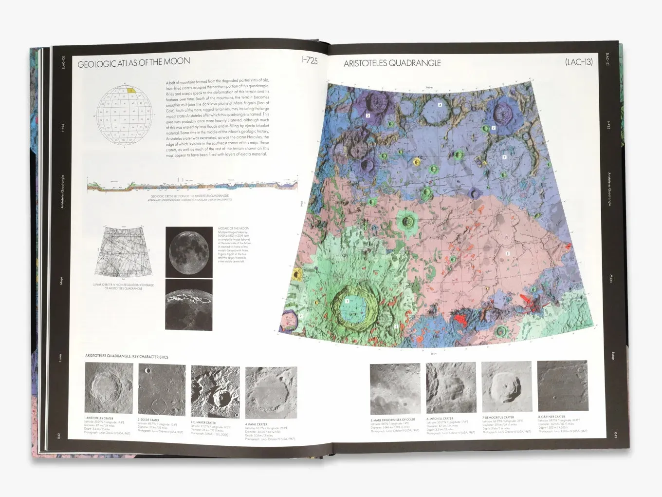 Thames & Hudson Lunar bog månekort illustreret fagbog