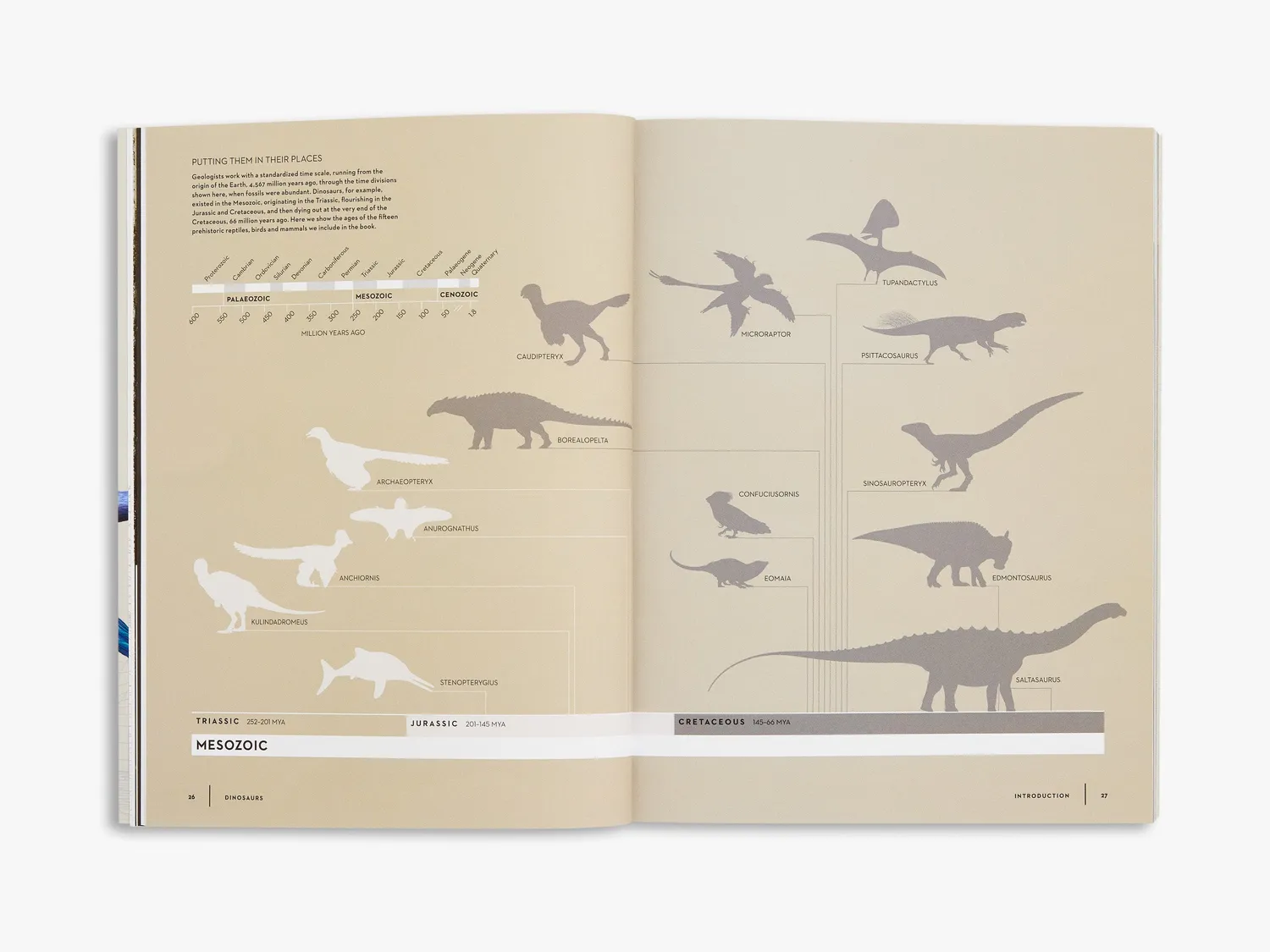 Thames & Hudson Dinosaurs bog dinosaurer farver