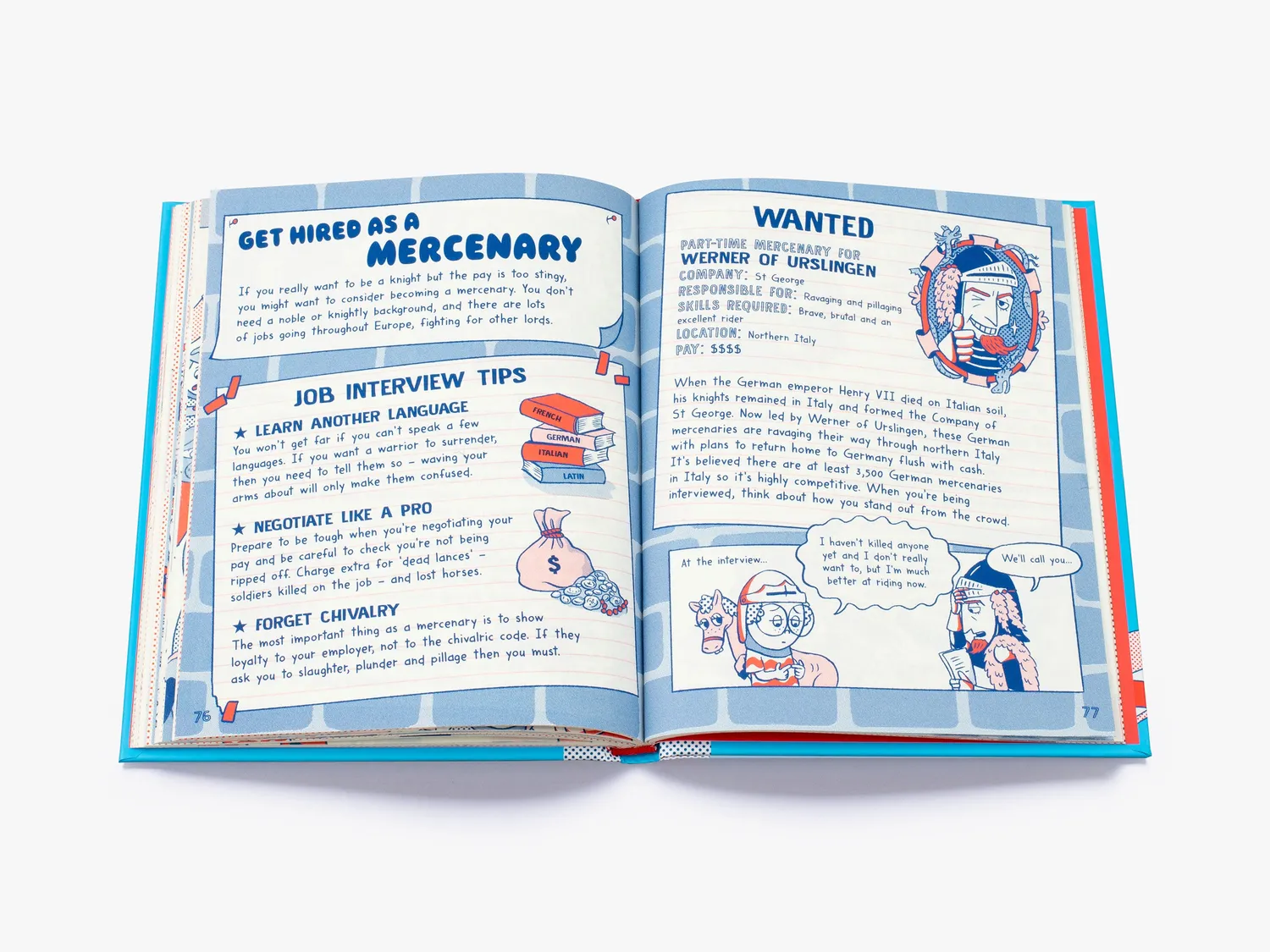 Thames & Hudson So you want to be a Knight? børnebog om riddere