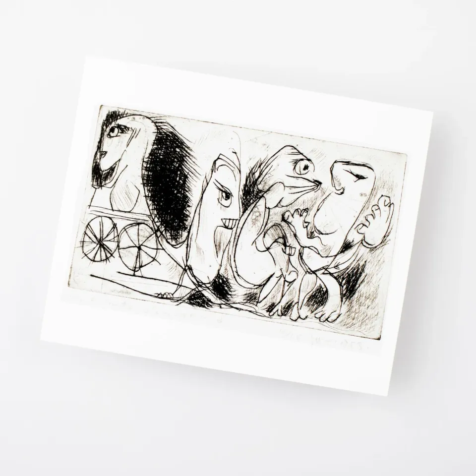 Museum Jorn Asger Jorn Les enfants postkort 8,8x14,8 cm