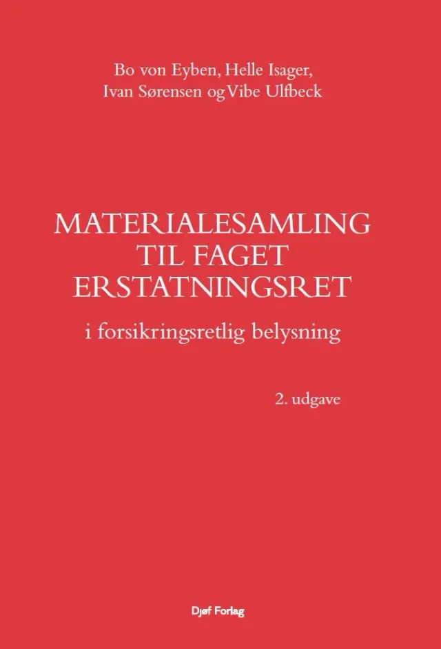 Nyt Juridisk Forlag Materialesamling erstatningsret bog papirbog