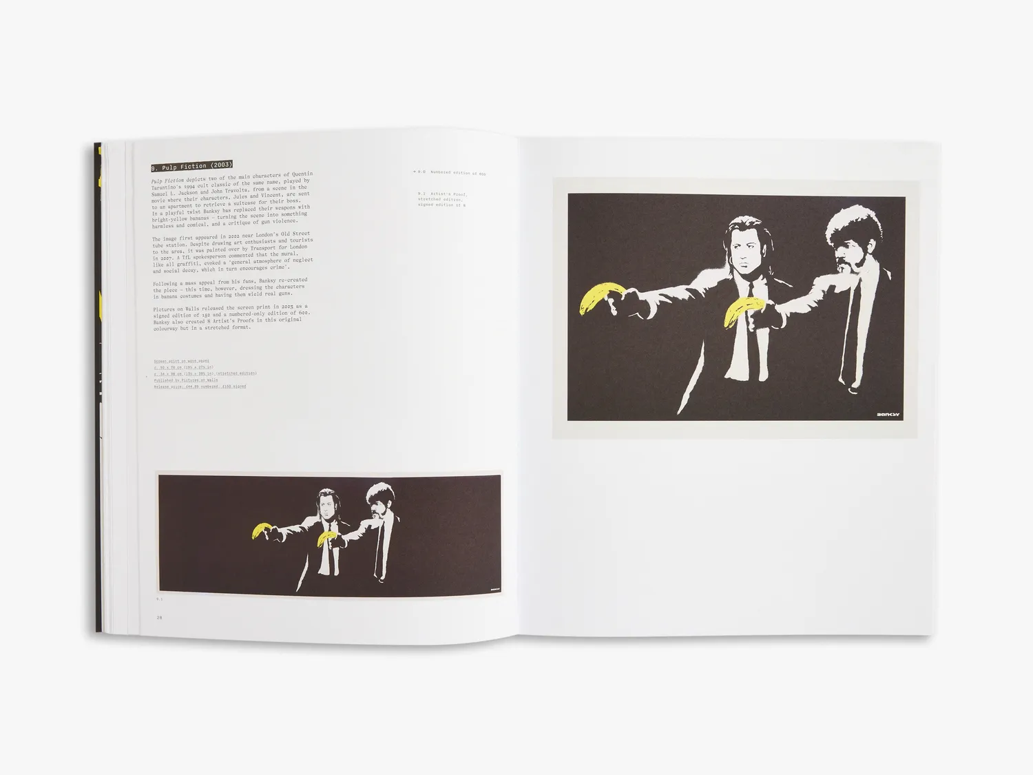 Thames & Hudson Banksy The Prints kunstbog street art