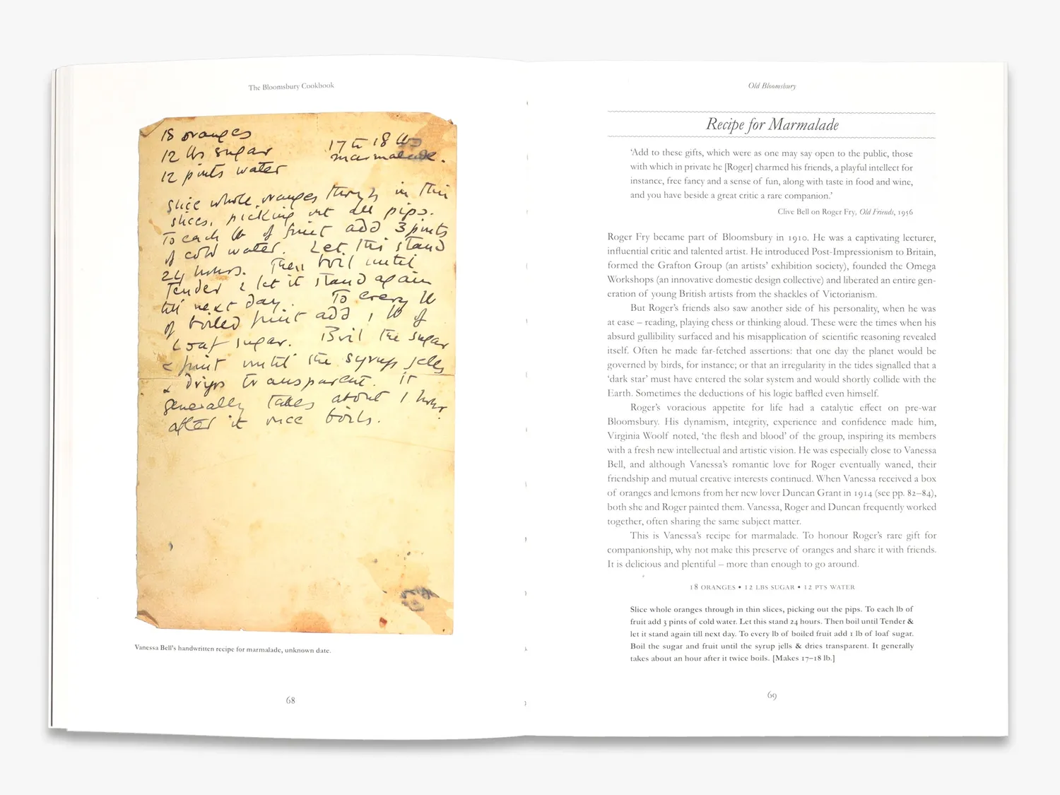 Thames & Hudson The Bloomsbury Cookbook kogebog