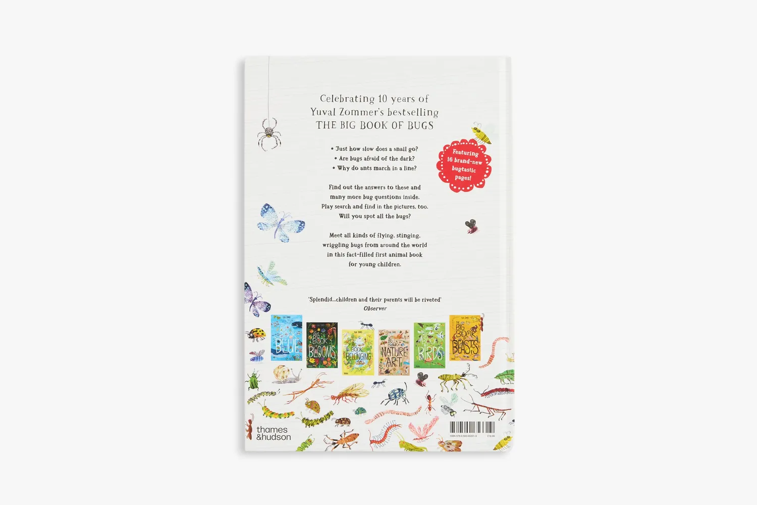 Thames & Hudson The Big Book of Bugs insektbog børn
