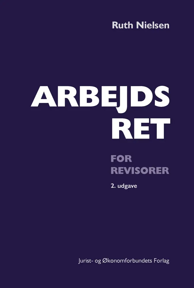 Nyt Juridisk Forlag Arbejdsret for revisorer e-bog fagbog