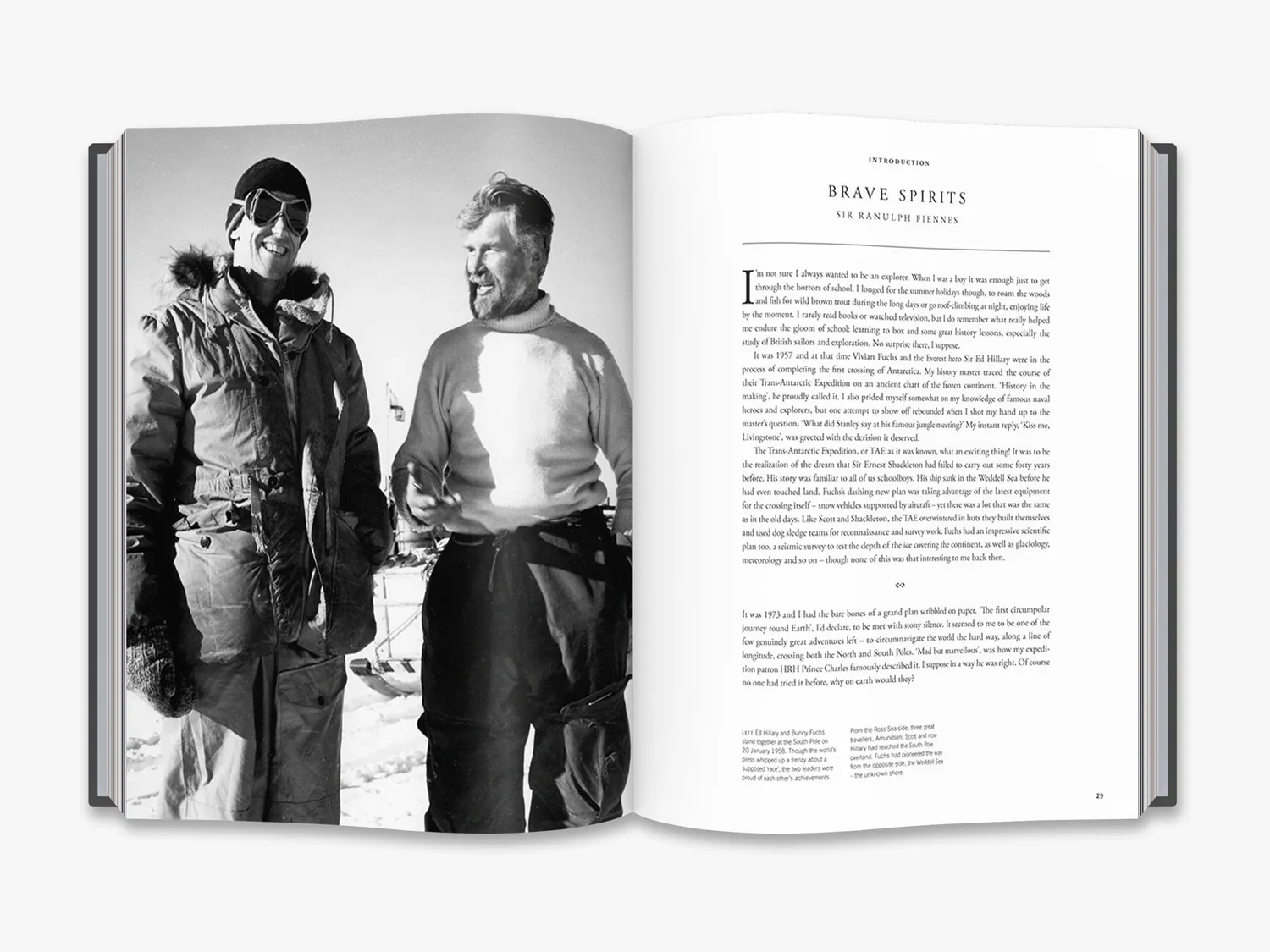 Thames & Hudson Crossing of Antarctica fotobog polar