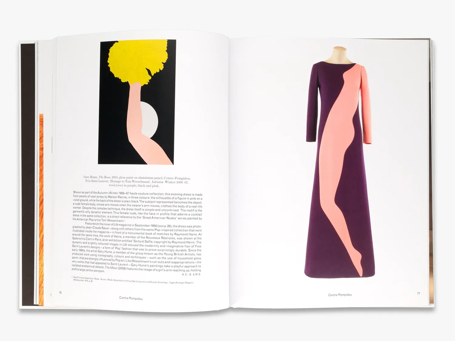 Thames & Hudson Yves Saint Laurent and Art bog om modekunst