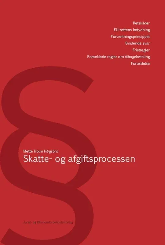 Nyt Juridisk Forlag Skatte- og afgiftsprocessen e-bog om moms