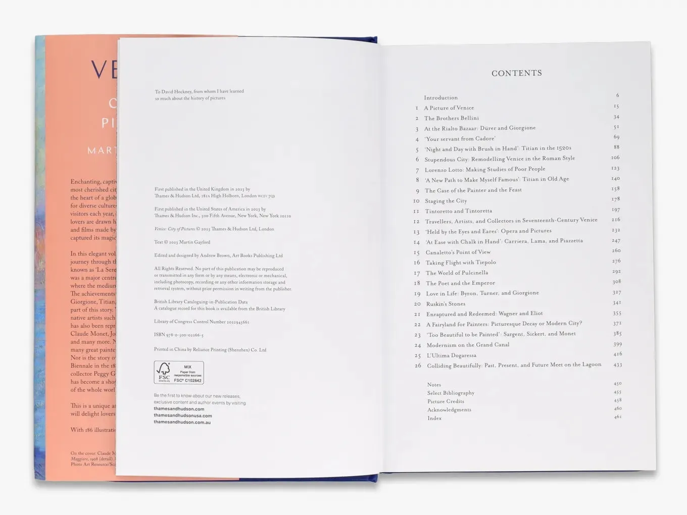 Thames & Hudson Venice kunstbog om Venedig