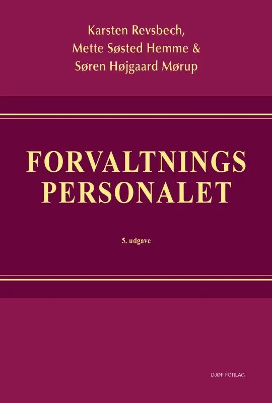 Nyt Juridisk Forlag Forvaltningspersonalet 5. udgave papirbog