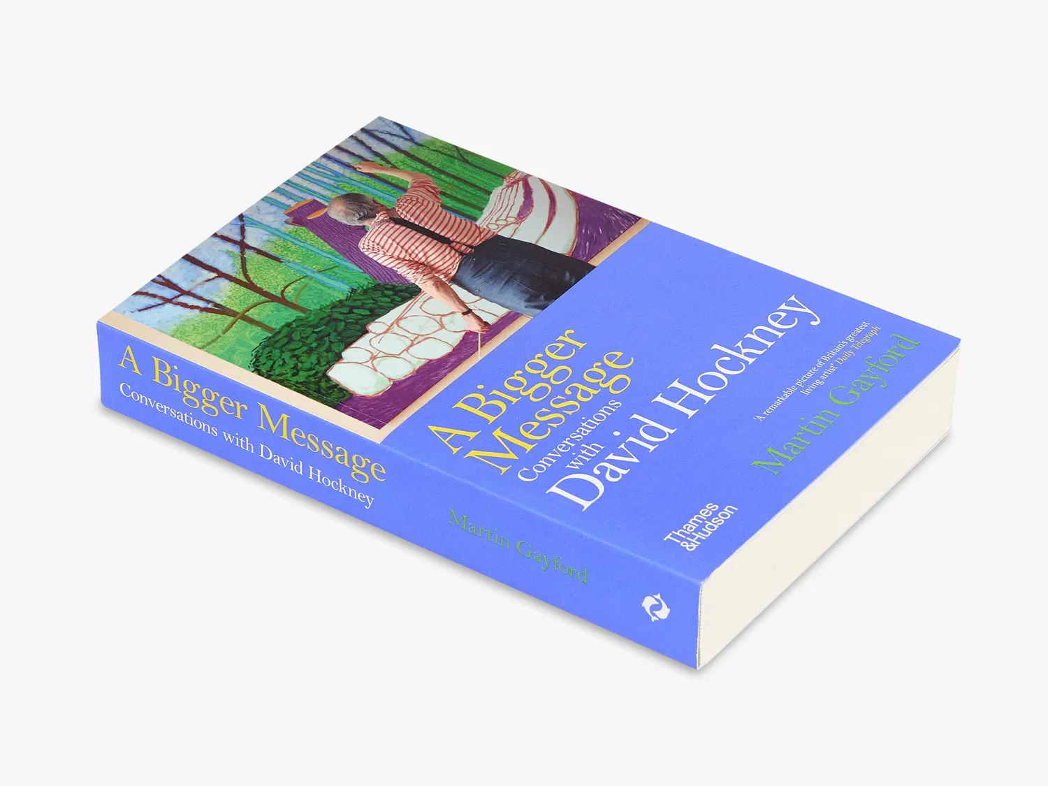 Thames & Hudson A Bigger Message kunstbog Hockney